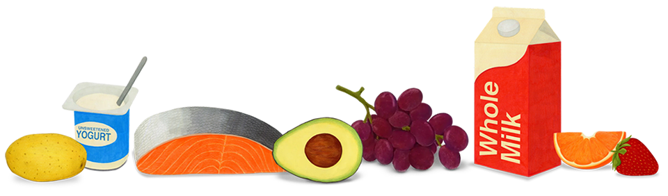 Real Food graphics